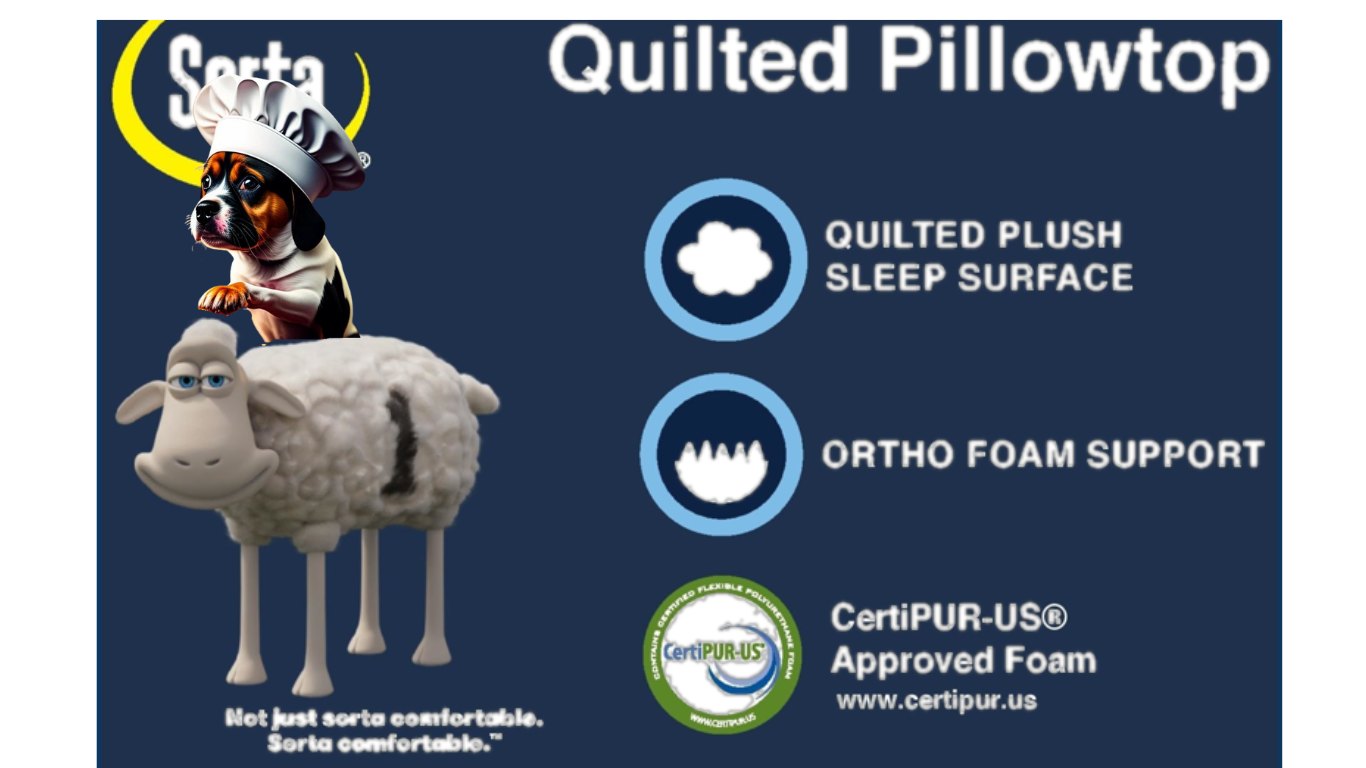 Quilted Pillowtop Pet Bed